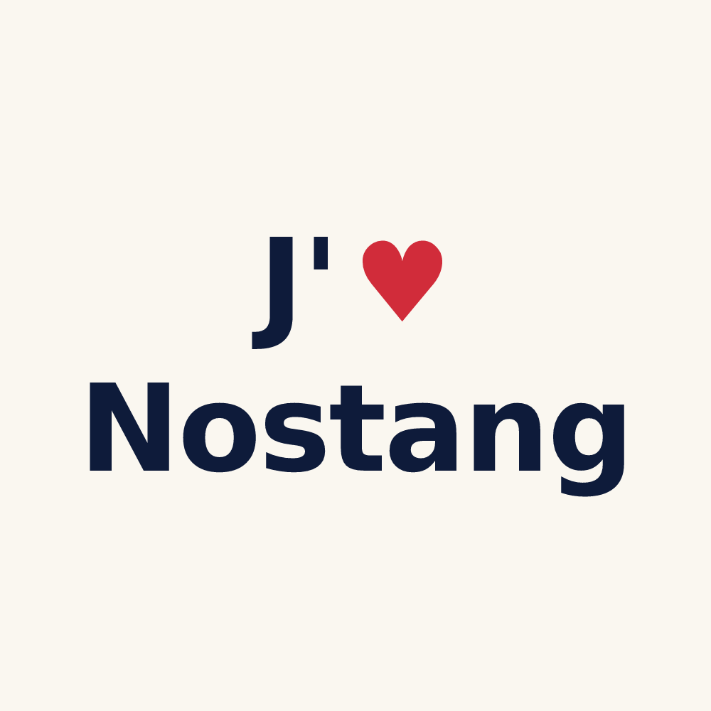 Tasse personnalisée Nostang — design J'aime Nostang