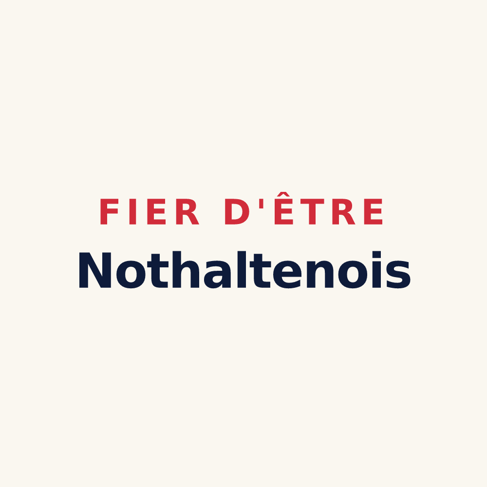 Tasse « Fier d'être Nothaltenois » — design pour Nothalten