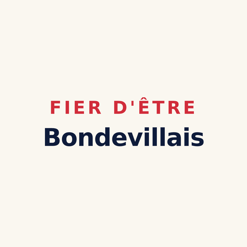Tasse « Fier d'être Bondevillais » — design pour Notre-Dame-de-Bondeville