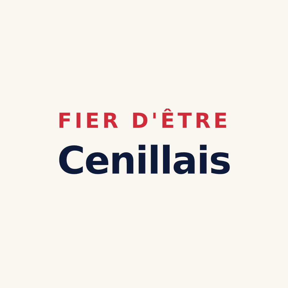 Tasse « Fier d'être Cenillais » — design pour Notre-Dame-de-Cenilly