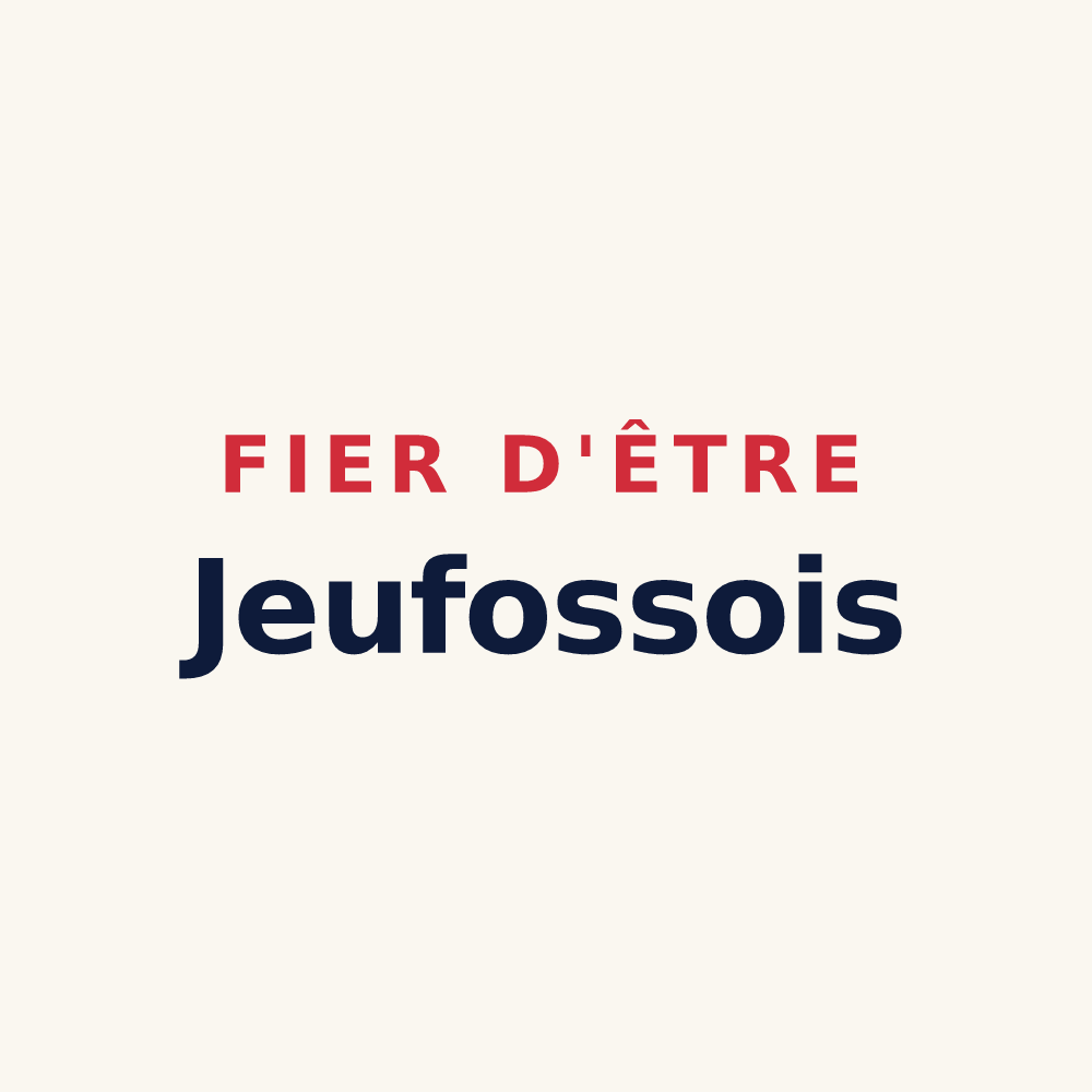 Tasse « Fier d'être Jeufossois » — design pour Notre-Dame-de-la-Mer