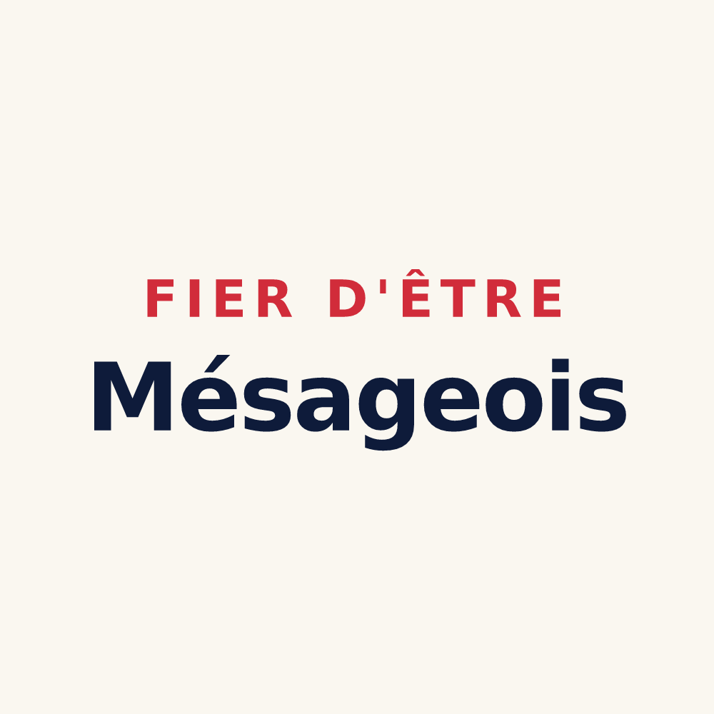 Tasse « Fier d'être Mésageois » — design pour Notre-Dame-de-Mésage