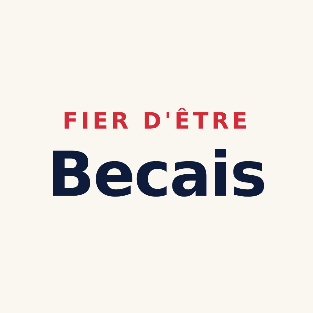 Tasse « Fier d'être Becais » — design pour Notre-Dame-du-Bec