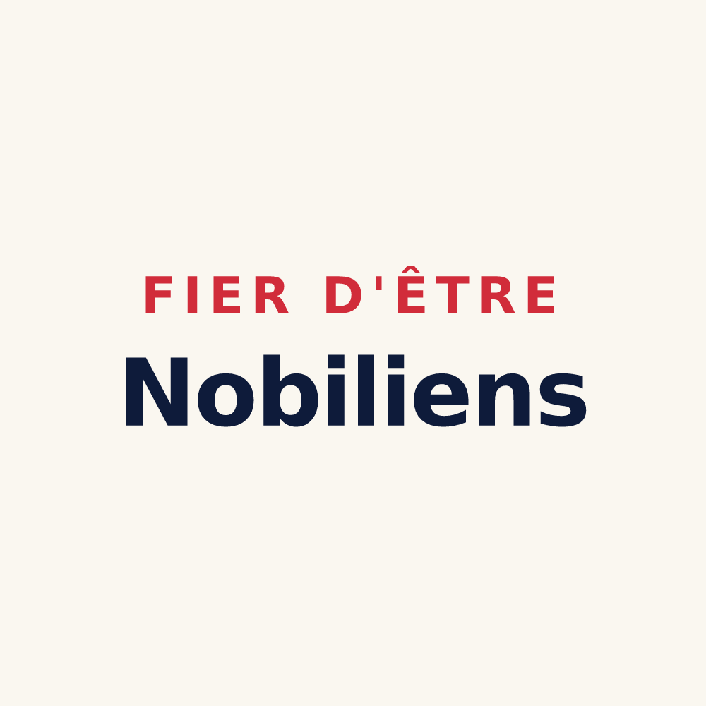 Tasse « Fier d'être Nobiliens » — design pour Nouaillé-Maupertuis