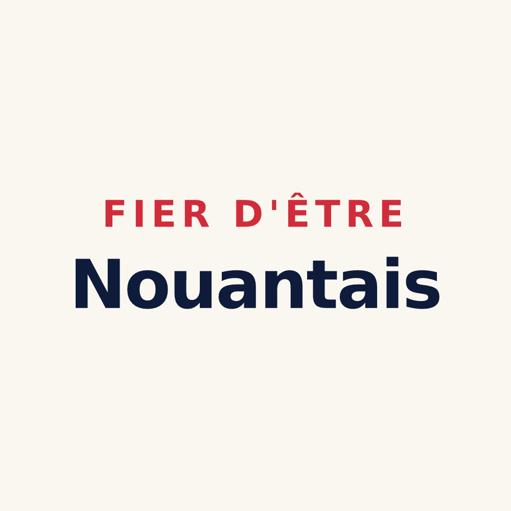 Tasse « Fier d'être Nouantais » — design pour Nouans