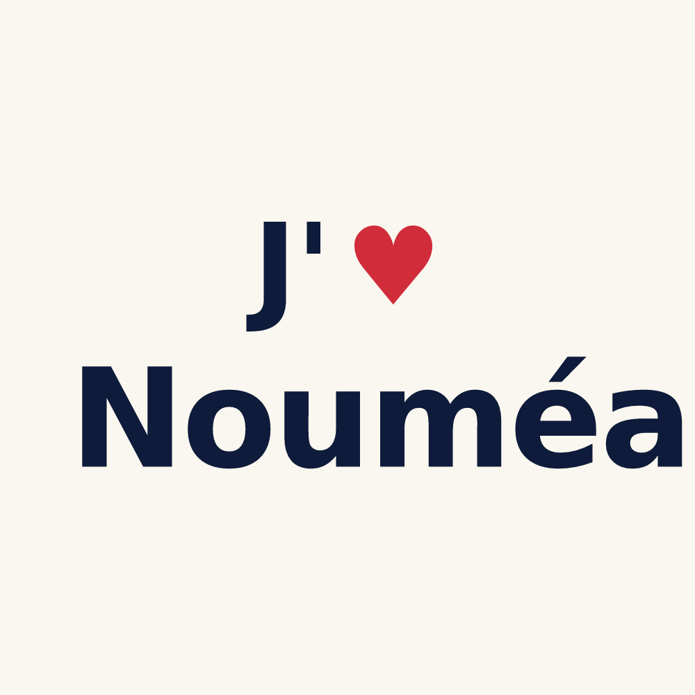 Tasse personnalisée Nouméa — design J'aime Nouméa