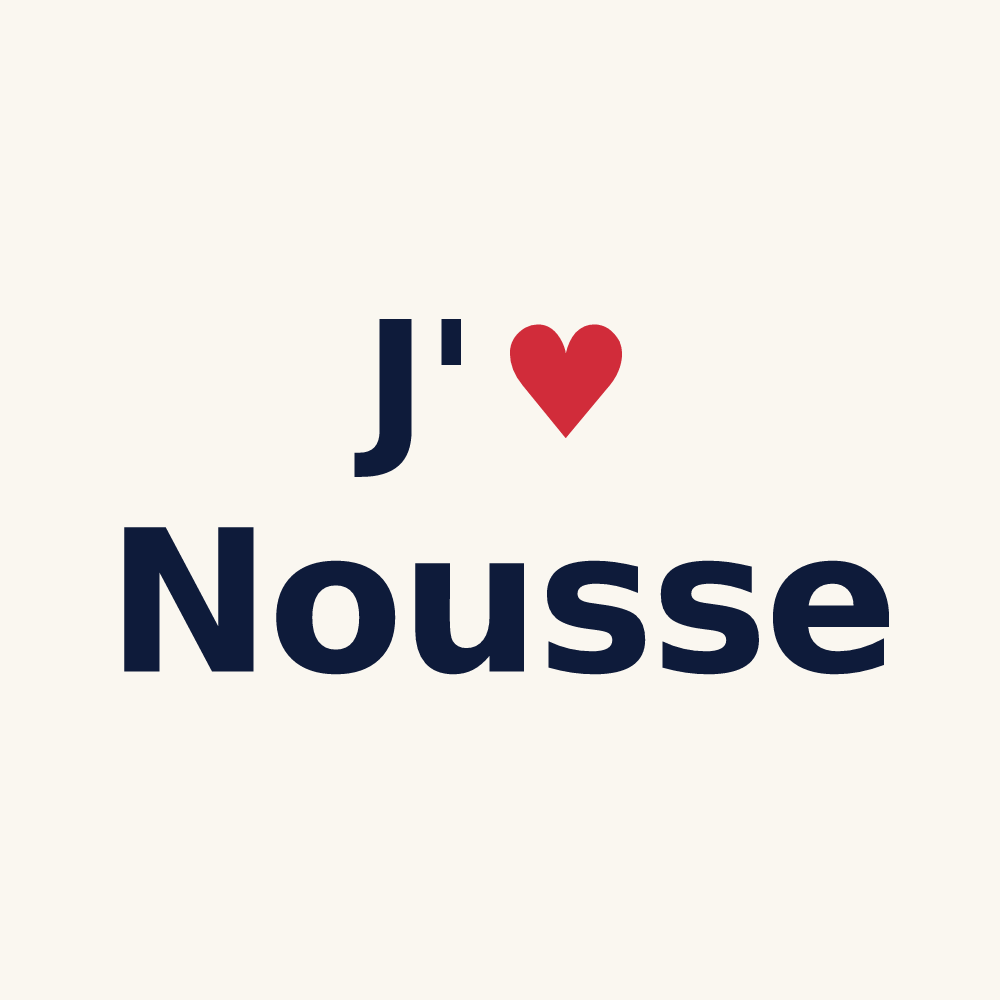 Tasse personnalisée Nousse — design J'aime Nousse