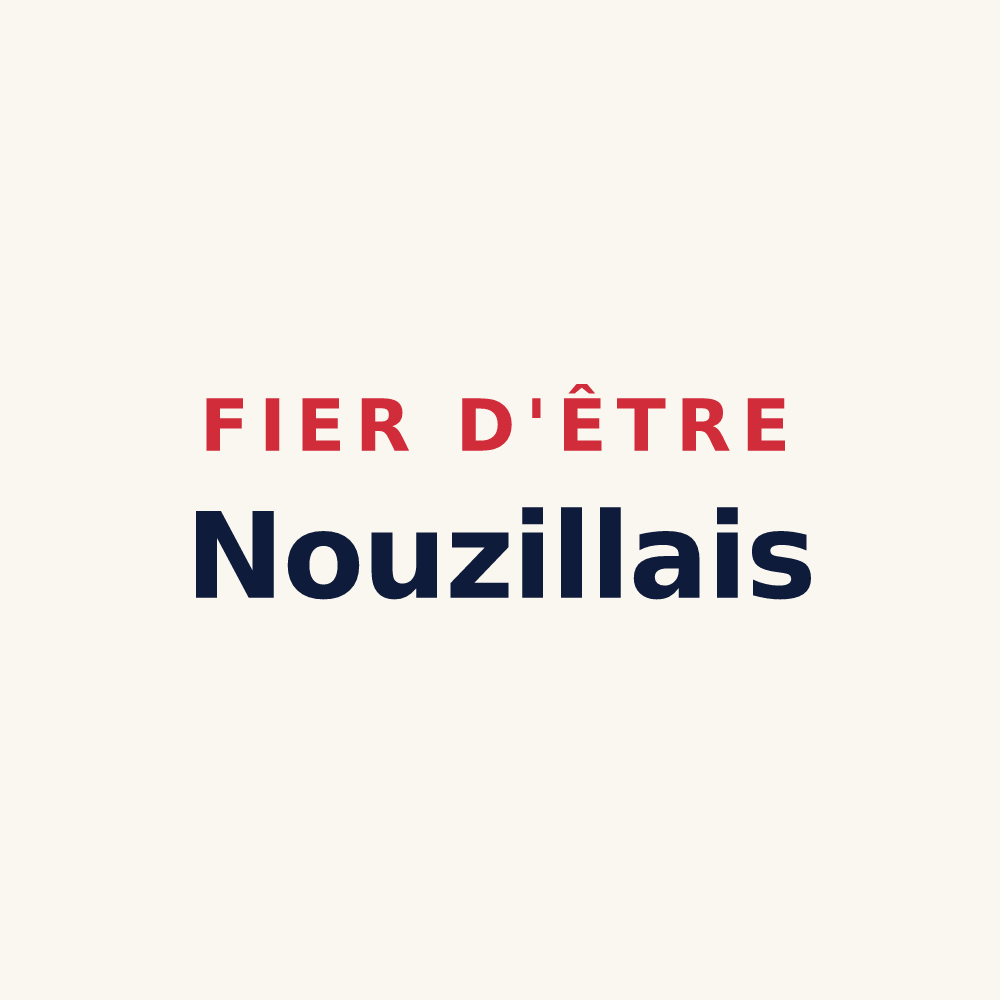 Tasse « Fier d'être Nouzillais » — design pour Nouzilly