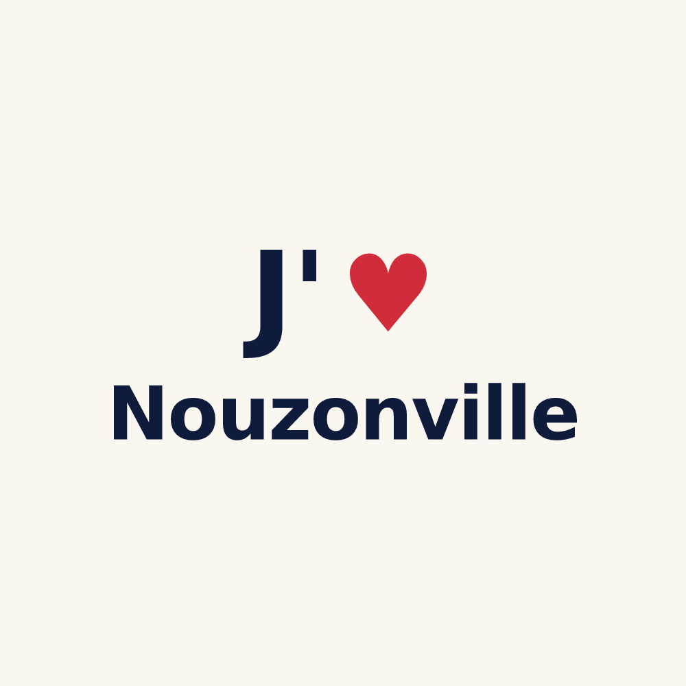 Tasse personnalisée Nouzonville — design J'aime Nouzonville