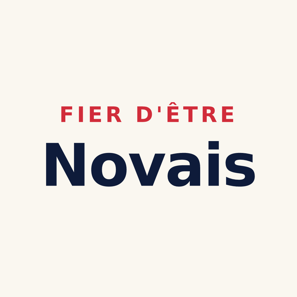 Tasse « Fier d'être Novais » — design pour Noves