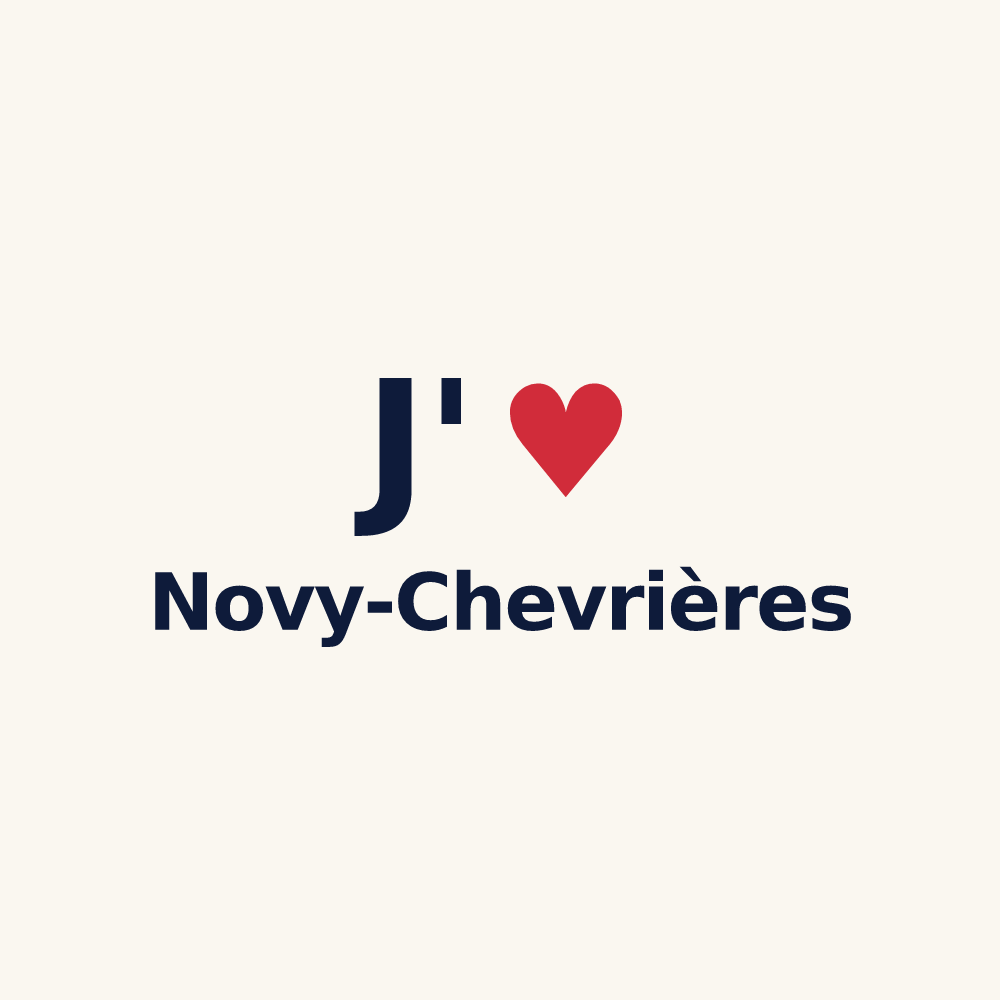 Tasse personnalisée Novy-Chevrières — design J'aime Novy-Chevrières