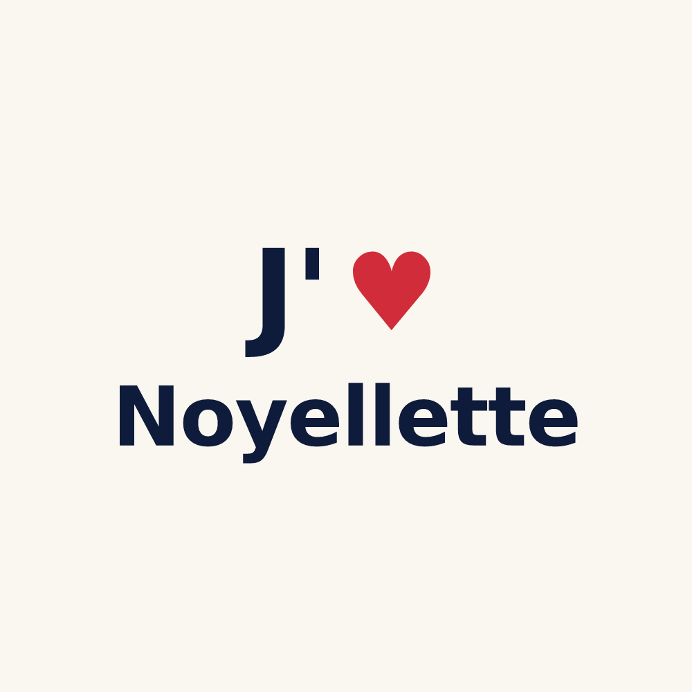 Tasse personnalisée Noyellette — design J'aime Noyellette