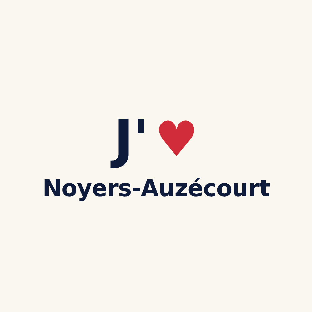 Tasse personnalisée Noyers-Auzécourt — design J'aime Noyers-Auzécourt