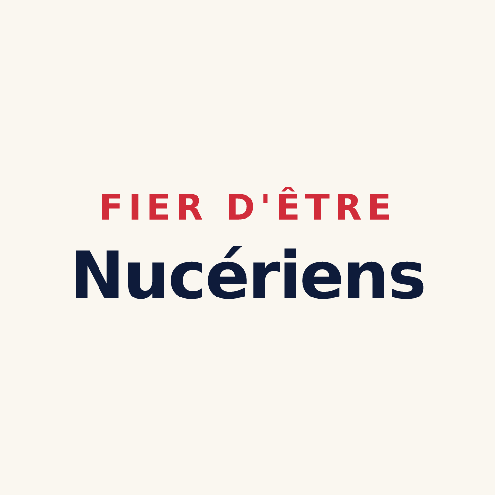 Tasse « Fier d'être Nucériens » — design pour Noyers-Saint-Martin