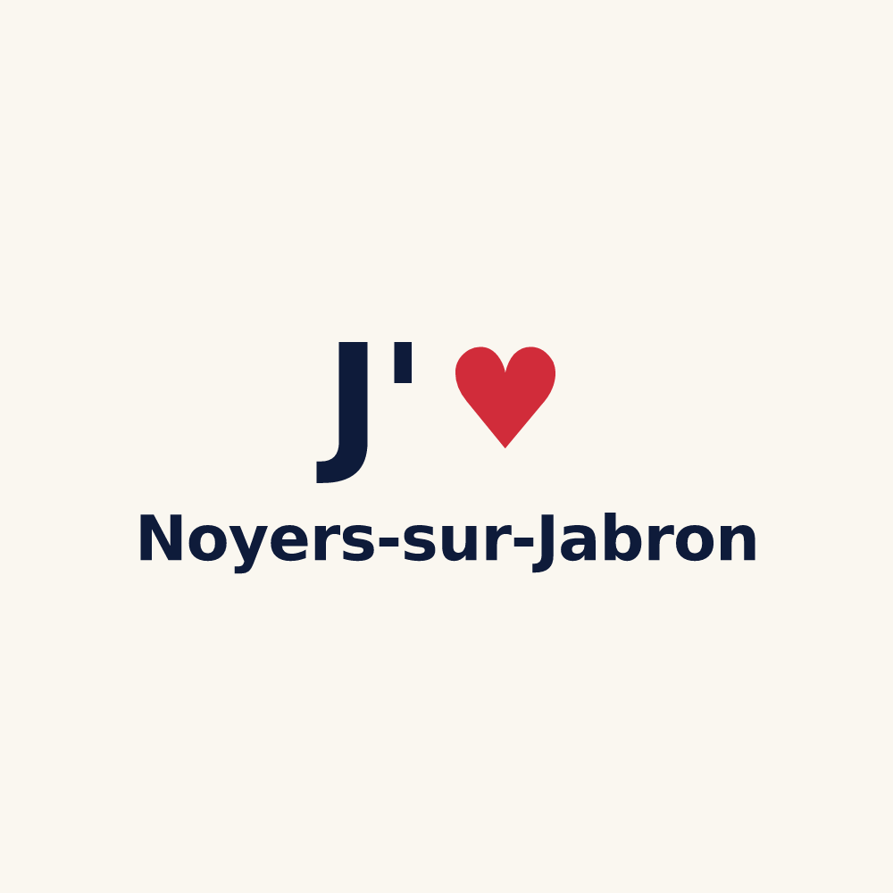 Tasse personnalisée Noyers-sur-Jabron — design J'aime Noyers-sur-Jabron