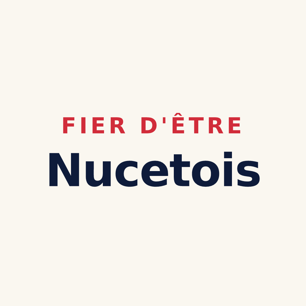 Tasse « Fier d'être Nucetois » — design pour Noyers-sur-Jabron
