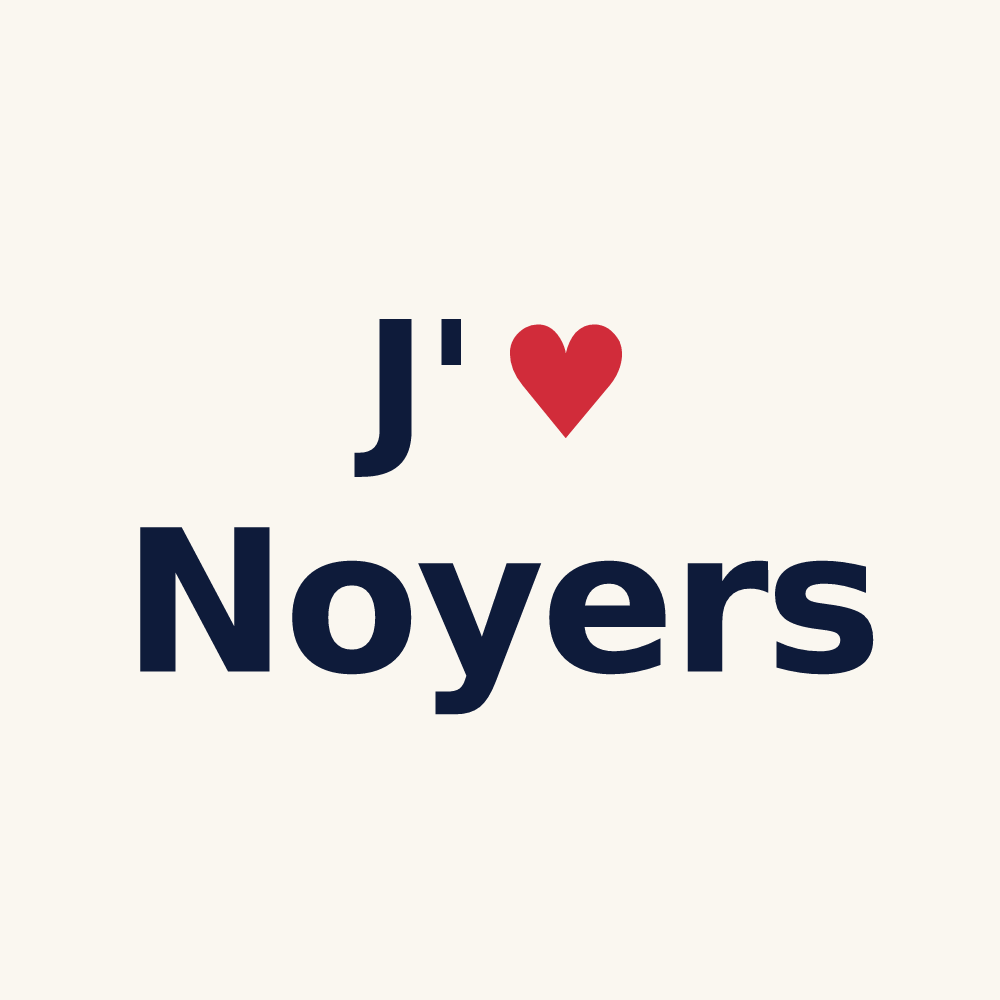 Tasse personnalisée Noyers — design J'aime Noyers
