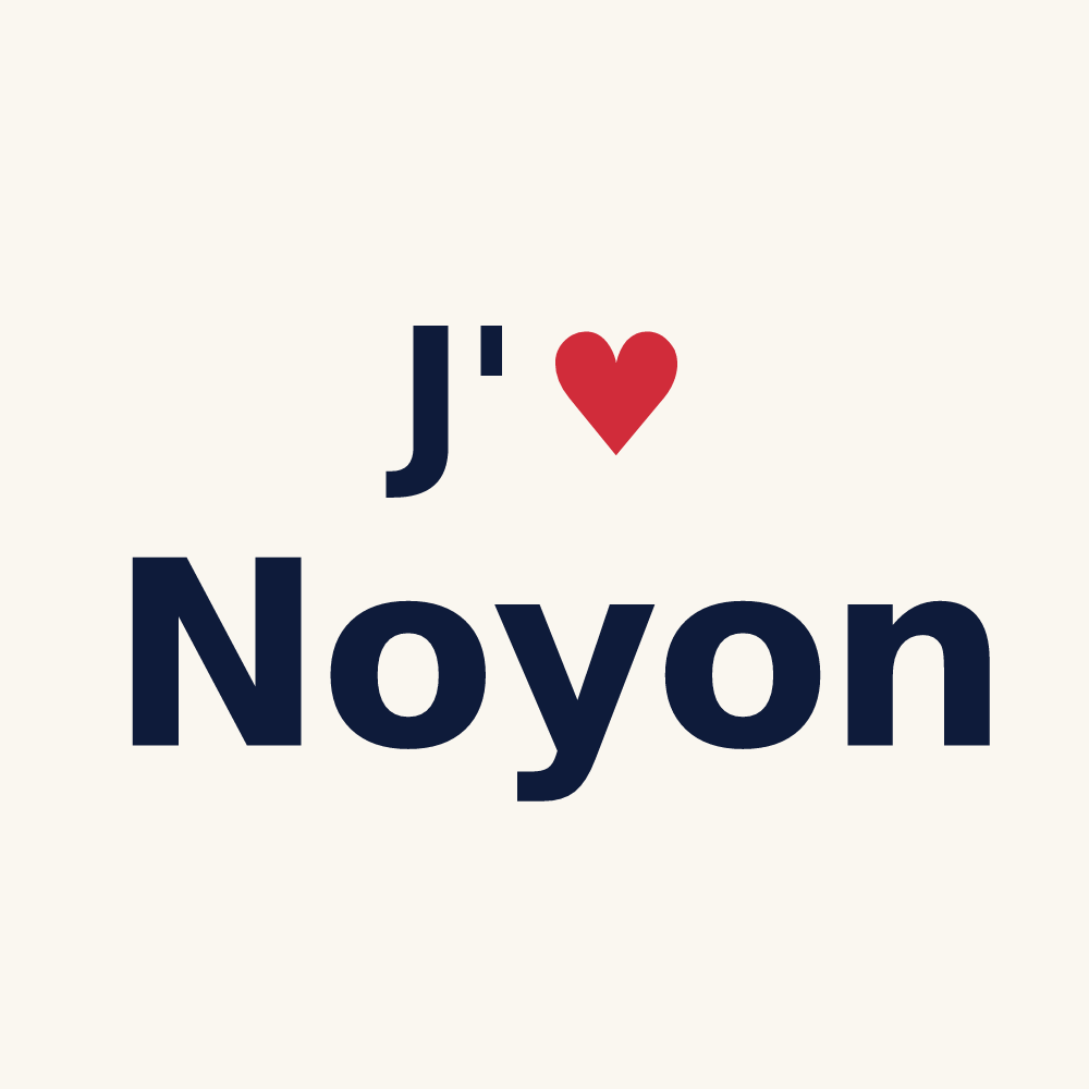 Tasse personnalisée Noyon — design J'aime Noyon