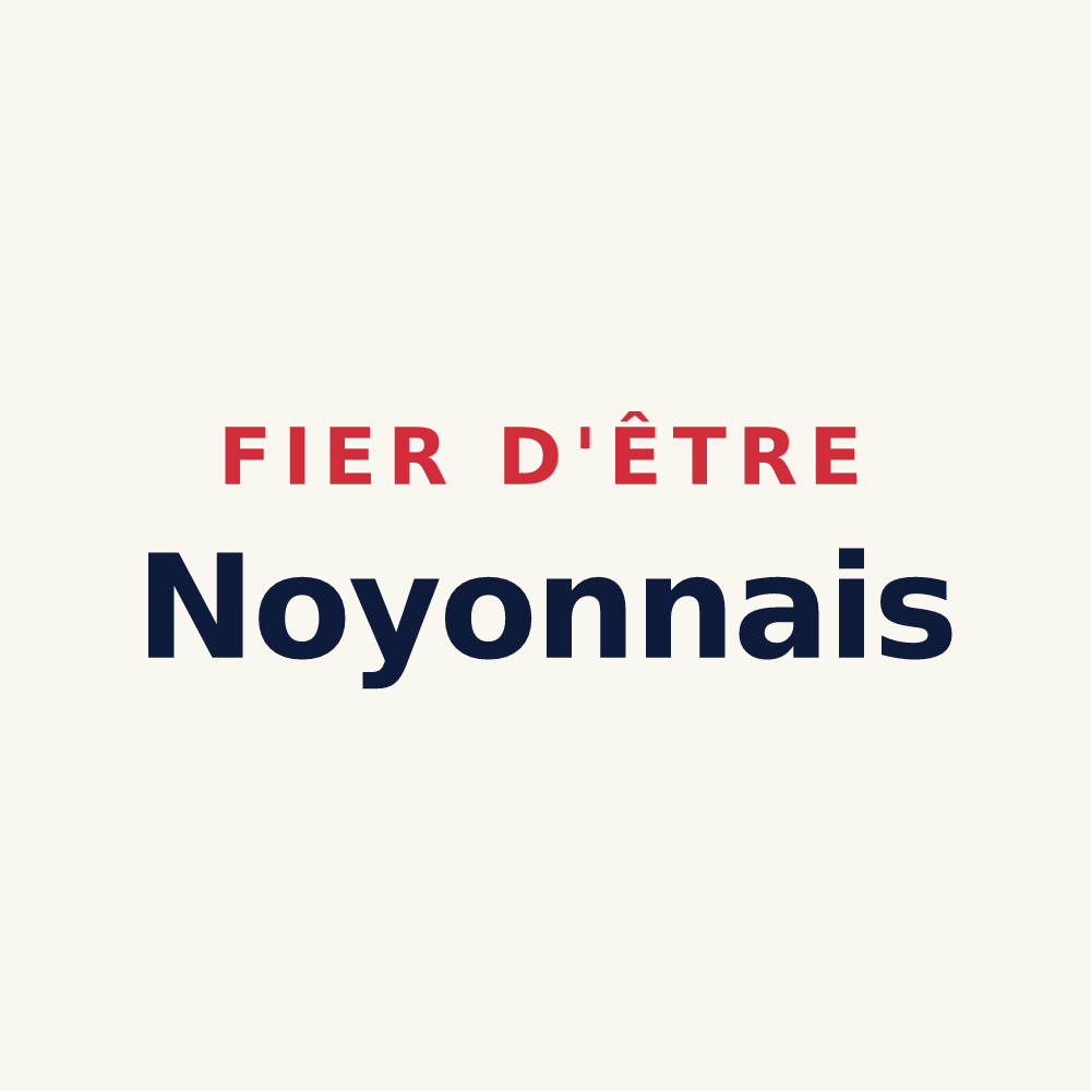 Tasse « Fier d'être Noyonnais » — design pour Noyon
