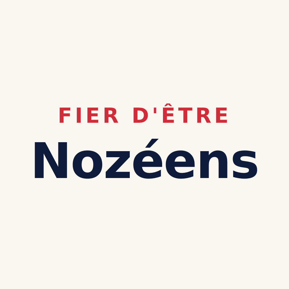 Tasse « Fier d'être Nozéens » — design pour Nozay