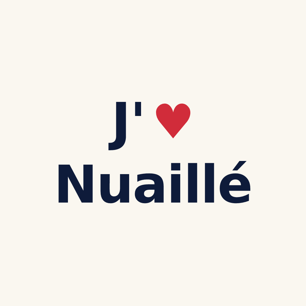 Tasse personnalisée Nuaillé — design J'aime Nuaillé