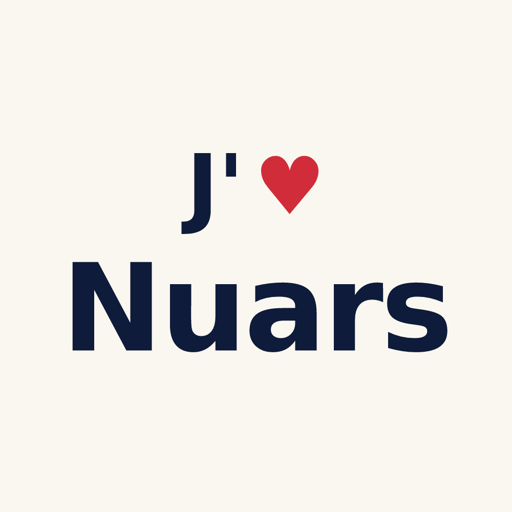 Tasse personnalisée Nuars — design J'aime Nuars