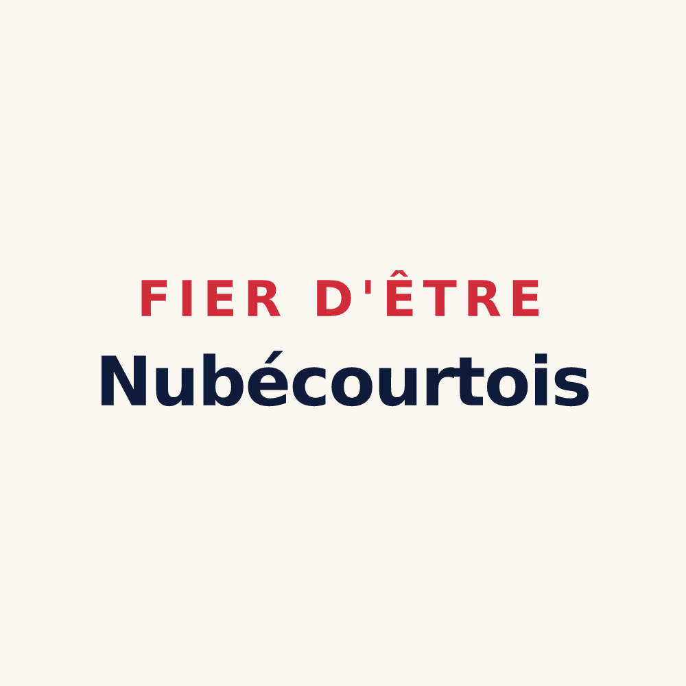 Tasse « Fier d'être Nubécourtois » — design pour Nubécourt