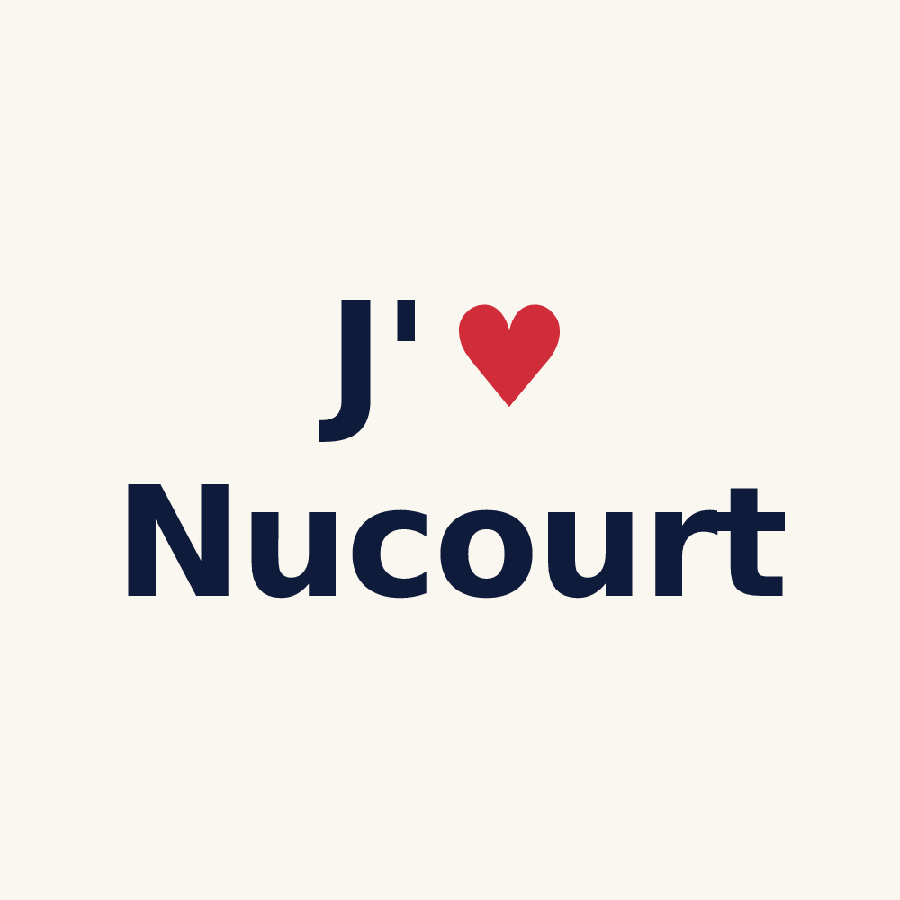 Tasse personnalisée Nucourt — design J'aime Nucourt