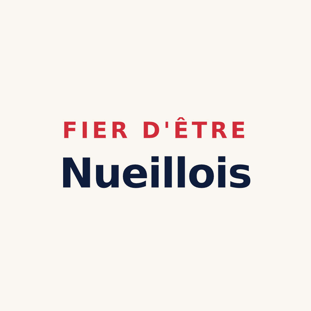 Tasse « Fier d'être Nueillois » — design pour Nueil-sous-Faye