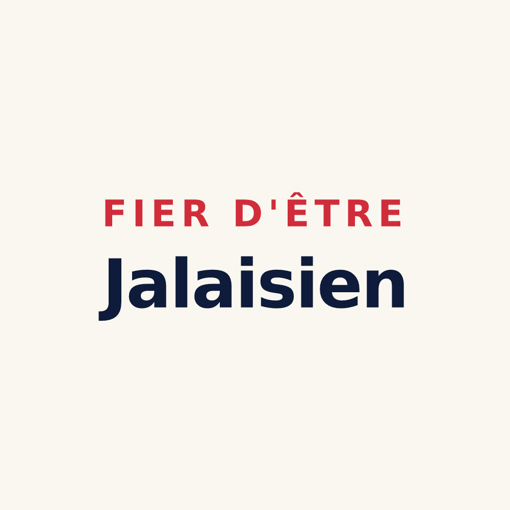 Tasse « Fier d'être Jalaisien » — design pour Nuillé-le-Jalais