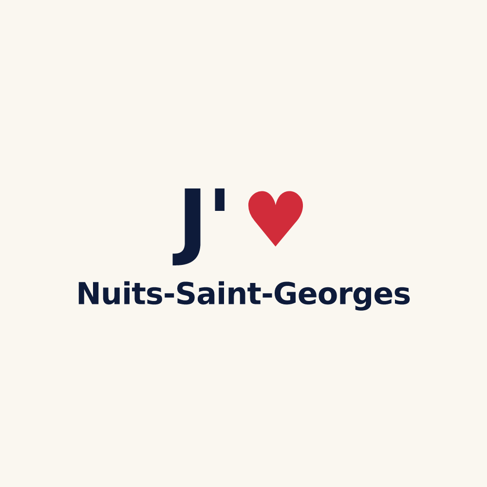 Tasse personnalisée Nuits-Saint-Georges — design J'aime Nuits-Saint-Georges