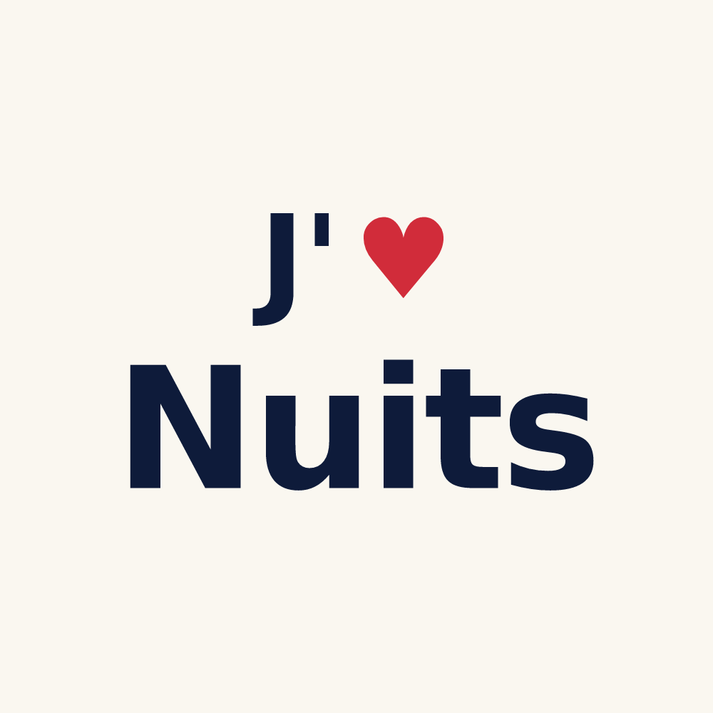 Tasse personnalisée Nuits — design J'aime Nuits