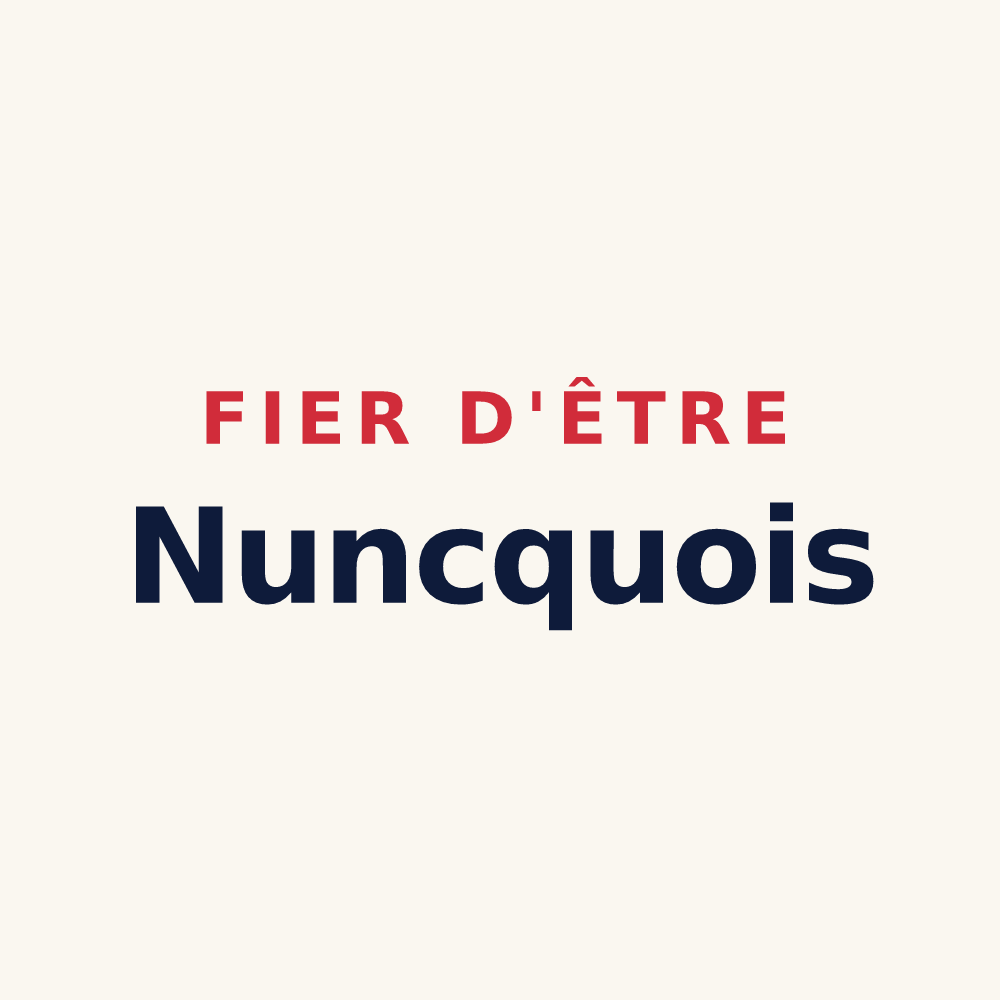 Tasse « Fier d'être Nuncquois » — design pour Nuncq-Hautecôte