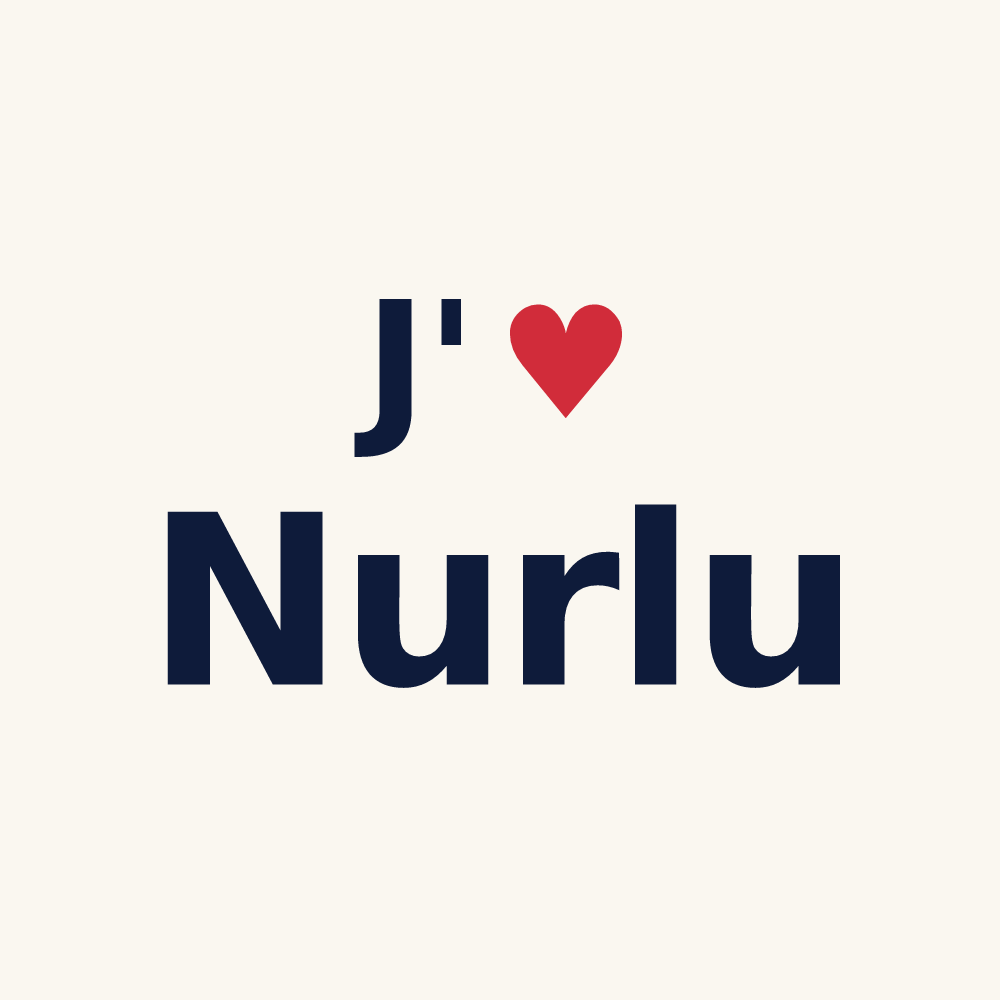 Tasse personnalisée Nurlu — design J'aime Nurlu