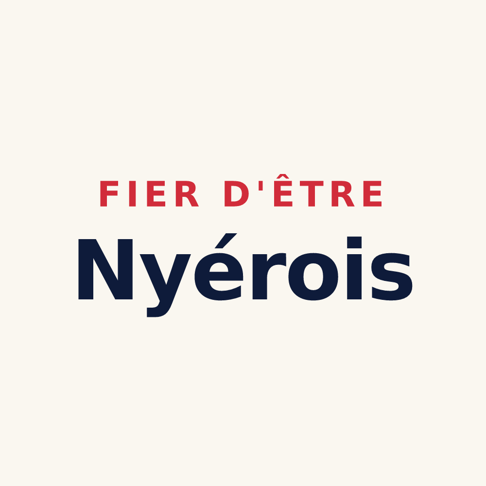 Tasse « Fier d'être Nyérois » — design pour Nyer