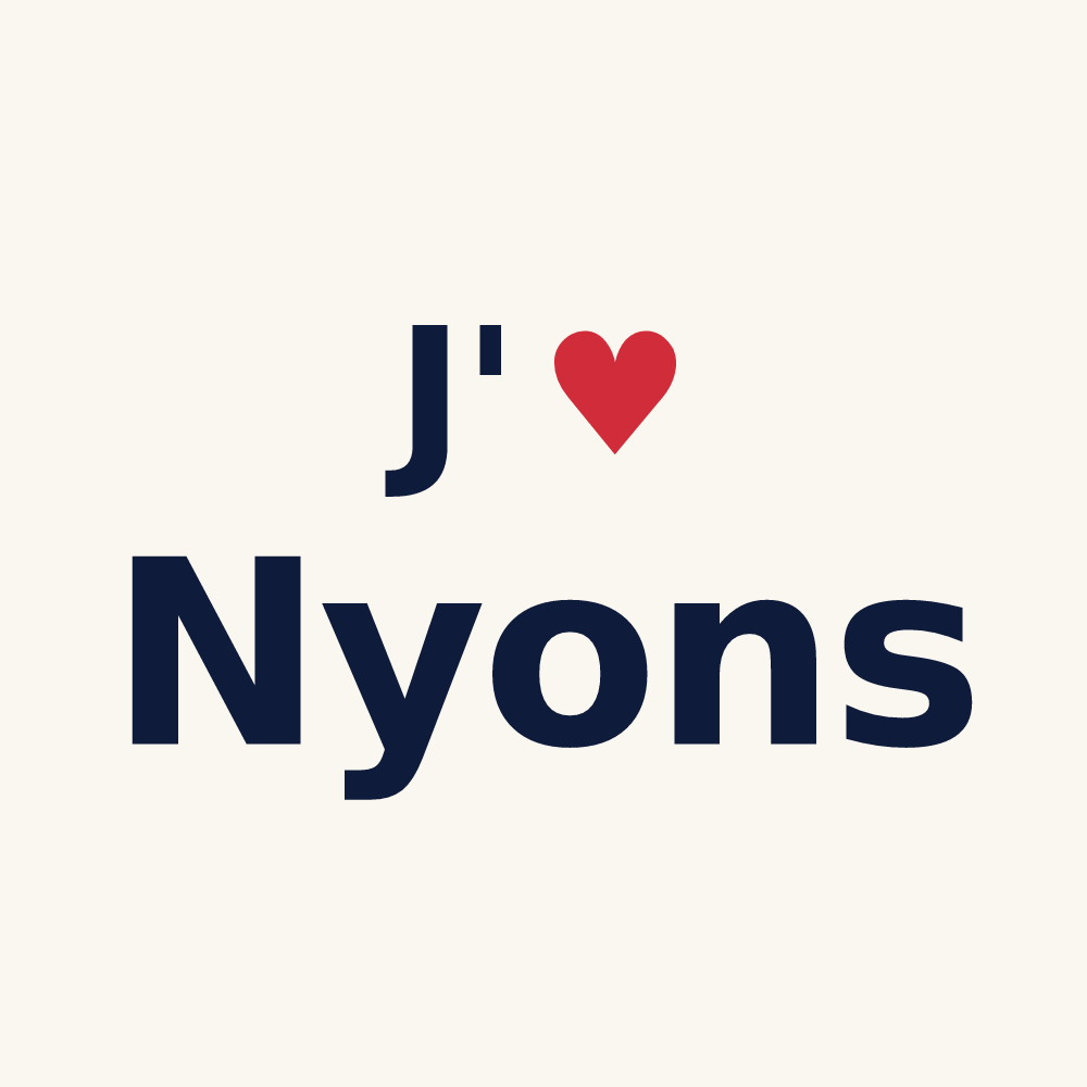 Tasse personnalisée Nyons — design J'aime Nyons
