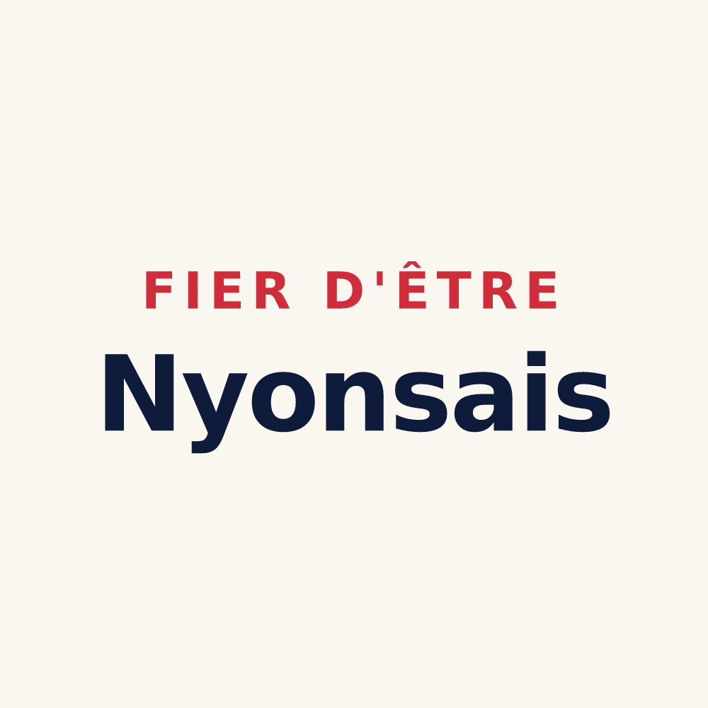 Tasse « Fier d'être Nyonsais » — design pour Nyons