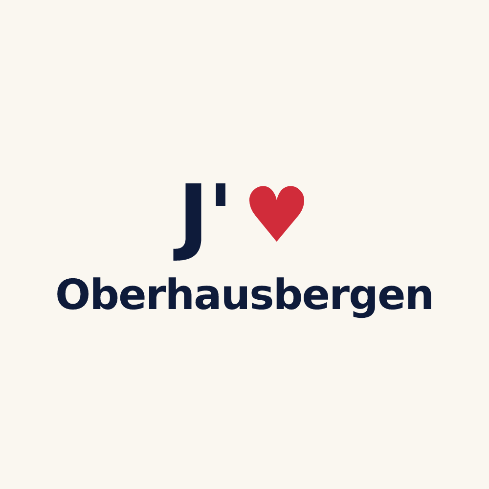 Tasse personnalisée Oberhausbergen — design J'aime Oberhausbergen