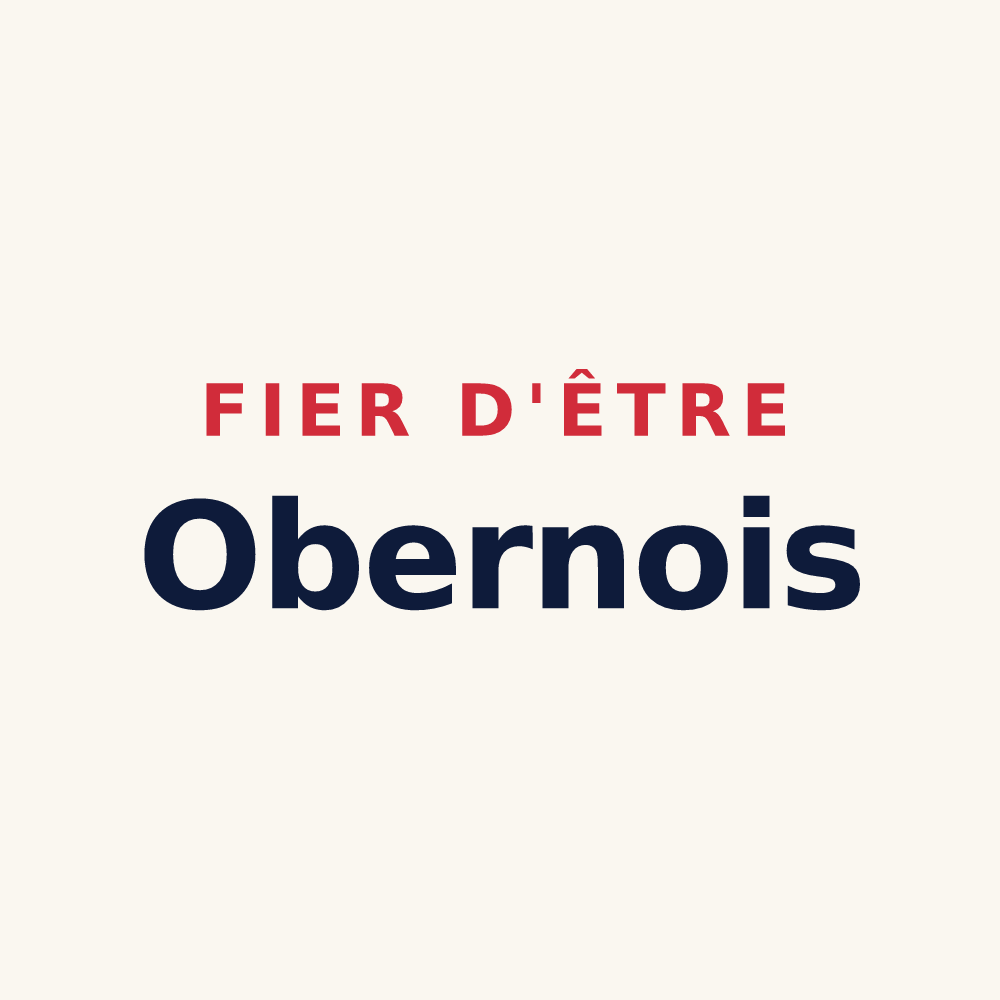 Tasse « Fier d'être Obernois » — design pour Obernai