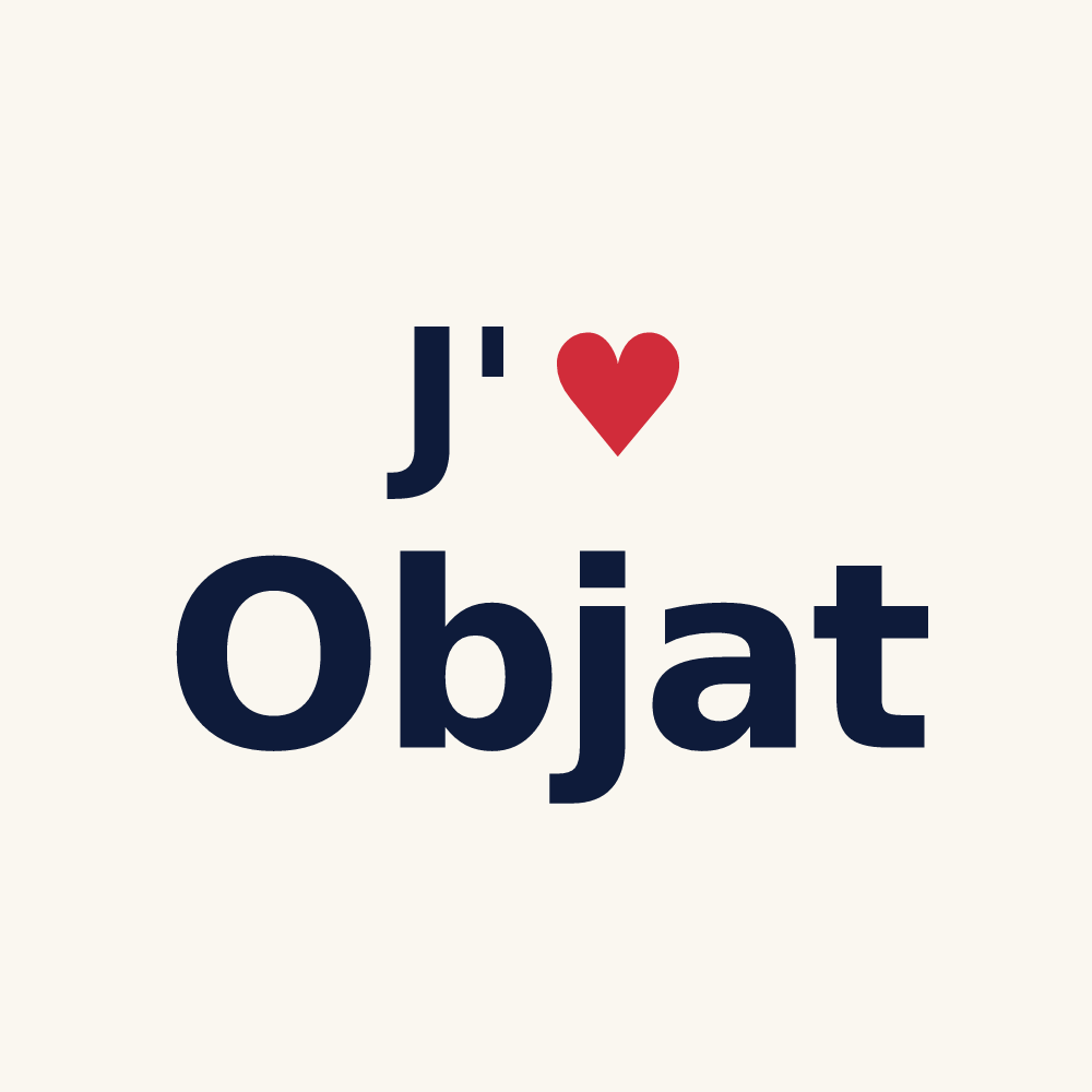 Tasse personnalisée Objat — design J'aime Objat