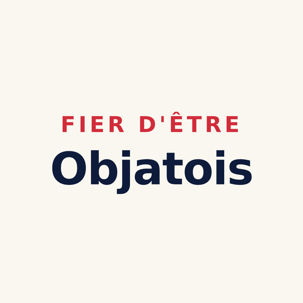 Tasse « Fier d'être Objatois » — design pour Objat