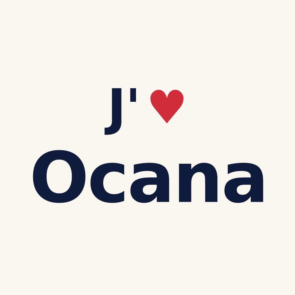 Tasse personnalisée Ocana — design J'aime Ocana