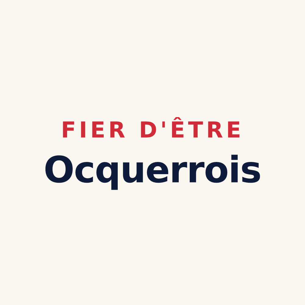 Tasse « Fier d'être Ocquerrois » — design pour Ocquerre