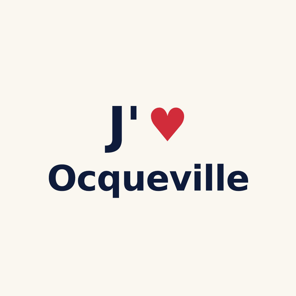 Tasse personnalisée Ocqueville — design J'aime Ocqueville