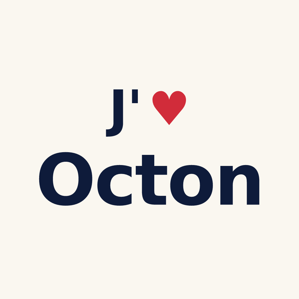 Tasse personnalisée Octon — design J'aime Octon