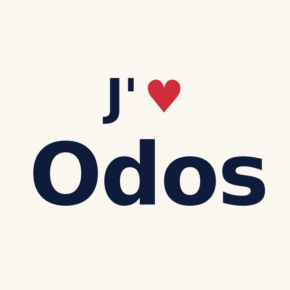 Tasse personnalisée Odos — design J'aime Odos