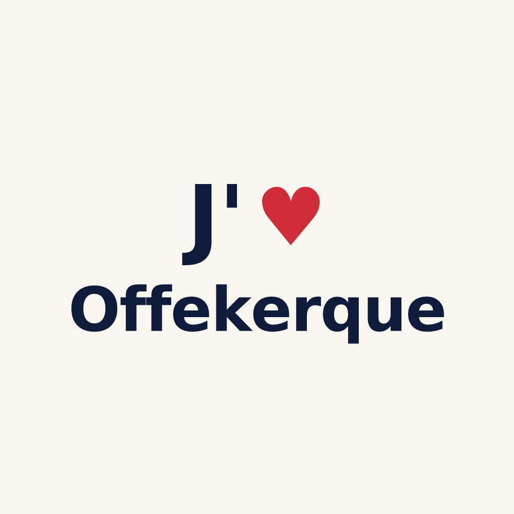 Tasse personnalisée Offekerque — design J'aime Offekerque
