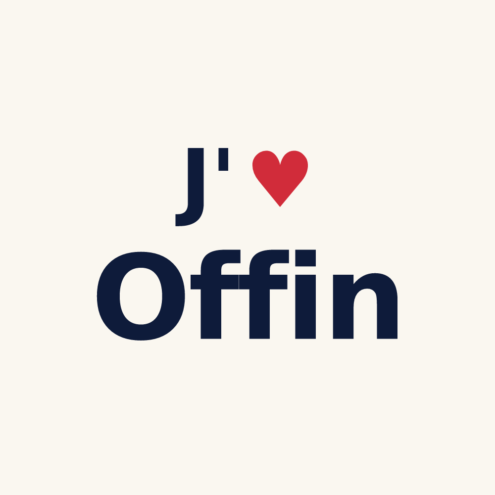 Tasse personnalisée Offin — design J'aime Offin