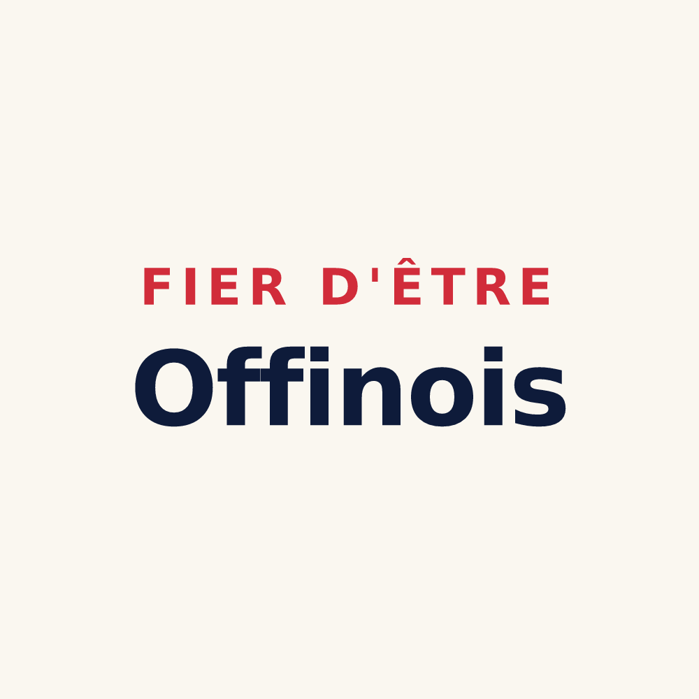 Tasse « Fier d'être Offinois » — design pour Offin