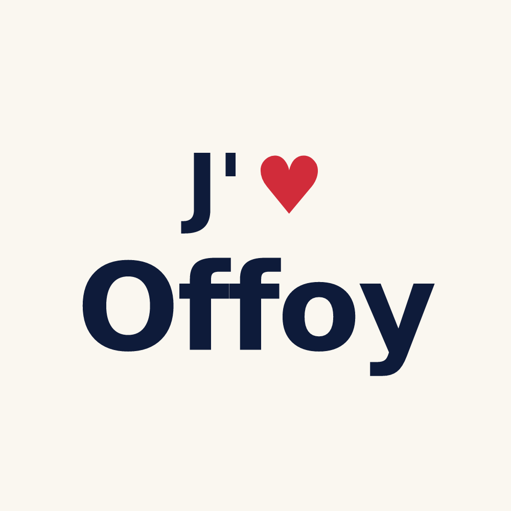 Tasse personnalisée Offoy — design J'aime Offoy